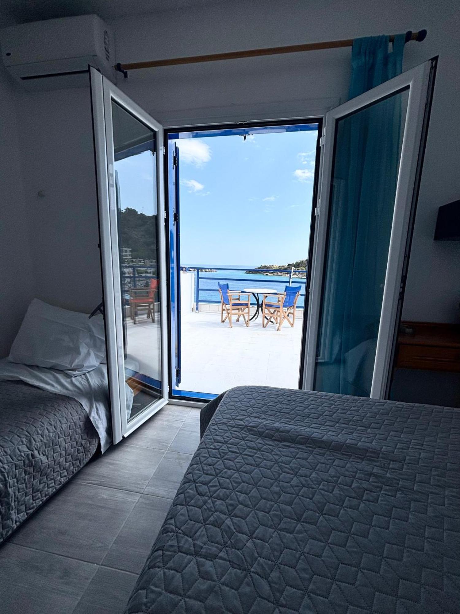 Scirocco Rooms Loutro Dış mekan fotoğraf